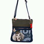 Cross body dachshund Bag